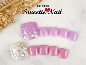 スウィーティーネイル 新松戸駅前店(Sweetie Nail)/【フット】定額アートコース 1