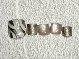 〈foot〉10月キャンペーンネイル