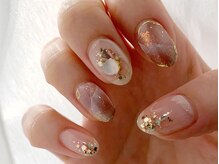 ネイルマジック 仙台一番町店(NAIL MAJIC)/シェル×タイダイネイル★オ-ダ-