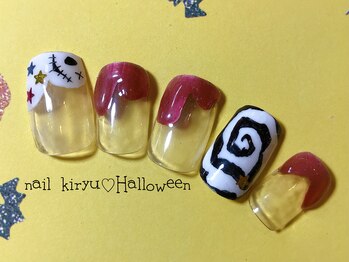 アイラッシュ キリュウ(Eye Lush Kiryu)/ハロウィンネイル♪