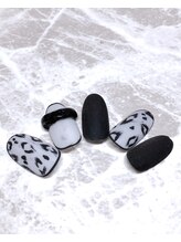 ジュアール(JuAR)/アニマル柄・リングネイル