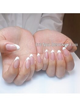 アイネイルデザイナーフジイ(Fujii)/白フレンチネイル