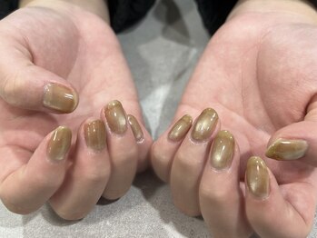 ローランリム(LORAN Lim)/透け感マグネットネイル