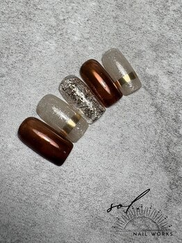 ソルネイルワークス(sol. nail works)/アートデザインM