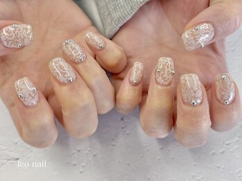 春レースネイル
