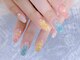 アイゴネイル 錦糸町(Aigoネイル)の写真/フォルムと、仕上がりの持ちにこだわり、ちゅるんとした爪に魅せるデザインを☆【錦糸町/チップ長さ出し】