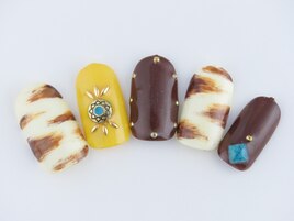 秋先取り☆秋色ネイル  6930円