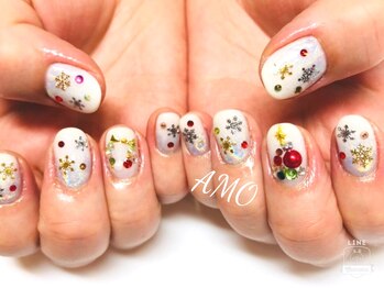 アモ ラブネイルズ(AMO Love nails)/クリスマスネイル