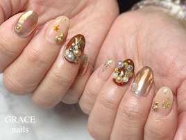 クリスマスネイル