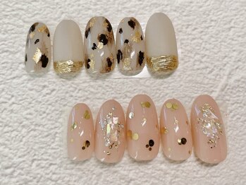 アトリエ グリッター(atelier glitter)/秋ネイルサンプル