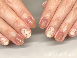 オーナメント風ネイル【¥8800】