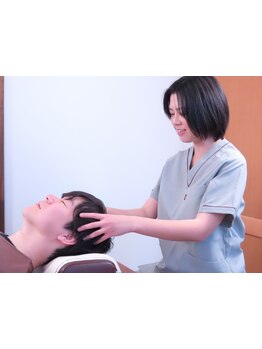 ヘッドスパで癒されたい