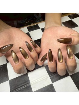 モレリア 心斎橋店(morelia)の写真/【スカルプ長さ出し10本&10本アートやり放題¥14980】個性派/海外流行デザイン/こだわりを思いっ切り形に♪