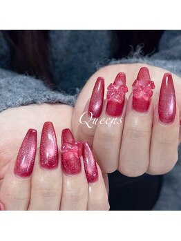 クイーンズビューティーサロン 新宿本店(Queen's beauty salon)/チップ長さ出し10本定額コース