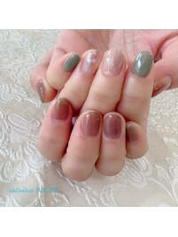 透明感のあるシアーネイル