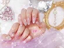 ワンホンネイル 新宿(Rumi Nail)/マグネットネイル/長さ出し/新宿