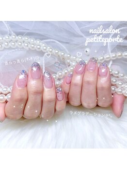 イルミで映え☆シルバーラメグラ