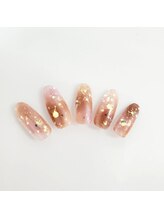 ビーケア 自由が丘店(B.care)/チークネイル￥7480