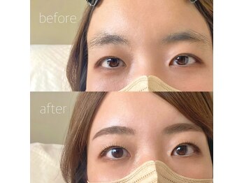 ハイク バイ ジェン(HIKE by gen.)/まつげパーマ × 眉毛