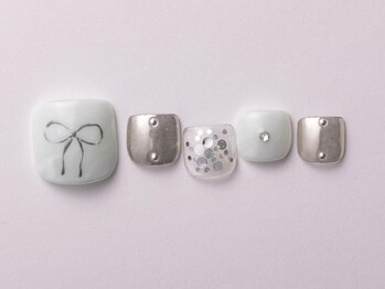アイネイルズ 恵比寿店(I nails)/シルバーリボンホロ9480円
