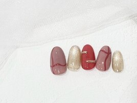 ニュアンスネイル/秋ネイル