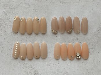 ハイネイルアンドラッシーズ(Hi! Nails&Lashes)/ヌーディーカラーアート