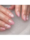 桜デザインネイル