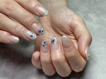 アトリエプラスエヌ(Atelier+N)の写真/【完全個室×高技術】シンプルな中にも季節感を取り入れたいetc…様々なこだわり・ご要望にお応えします♪