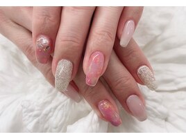 (中原)透け感ニュアンスネイル