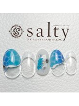 ネイルアンドアイラッシュサロン ソルティ 寺田町(salty)/海ネイル