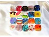 【当店付け替えオフ無料】フットネイル定額親指アート8600円【ドライケア込】