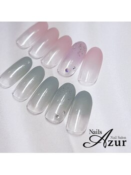ネイルズアジュール イオン上越店(NailsAzur)/定額デザインAコース