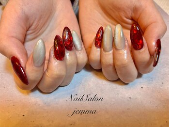 ジェンマ(JEMMA)/埋め込みハートネイル