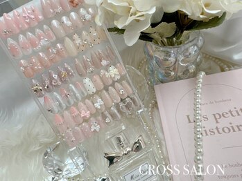 クロスサロン(CROSS  SALON)の写真/【話題の美フォルム定額￥8900】可愛いをとことん追求◎妥協ナシの仕上がりへ☆時短なのに長持ち♪