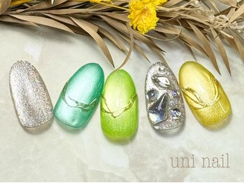ウニネイル(uni nail)/サンプルデザイン トレンド