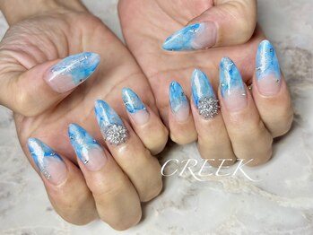 クリーク(CREEK)/ハワイブルーニュアンススカルプ