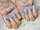 ハワイブルーニュアンススカルプ