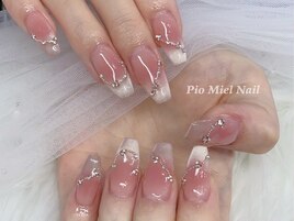 シアーピンク×グラデーション