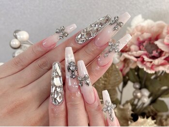 シーシーネイルサロン(CC)の写真/【スカルプ やり放題180分　￥14,800】デザイン自由♪技術力に定評有◎素敵なお手元叶えます♪