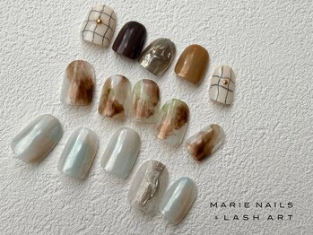 マリー ネイルズアンドラッシュアート モザイクモール港北店(MARIE NAILS & LASH ART)/定額￥7,700 ニュアンス 0130b