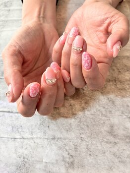 coreTH/ピンクツイード×ビジュー