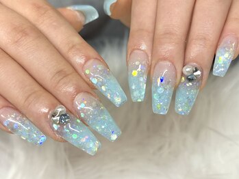 ケリー(Kelly)/【スカルプ】ラメグラデーション