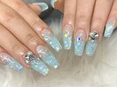 【スカルプ】ラメグラデーション