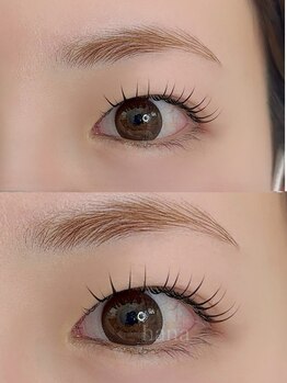 ハナ 佐賀店(hana)の写真/【ダメージレスまつげパーマ】汗や紫外線で疲れたまつ毛に優しくアプローチ