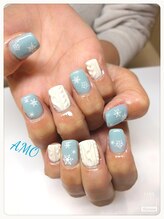 アモ ラブネイルズ(AMO Love nails)/冬ネイル結晶