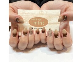 秋カラーネイル