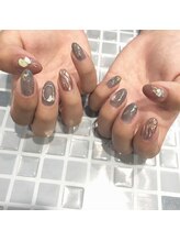 アース コアフュールボーテ 松本庄内店(EARTH coiffure beaute)/ニュアンスネイル　9500円