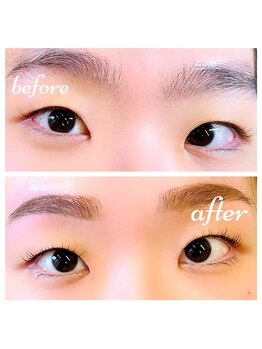 ベル アルブル(bel arbre)/まつ毛パーマ+眉毛ワックス