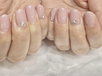 シンプルジェルネイル専門店 バランス(balance)/自爪風ストーンネイル