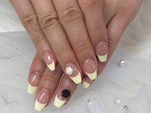 エマネイル プラスキハクヤ 枚方店(EmaNail+KIHAKUYA)/パステルカラーフレンチ